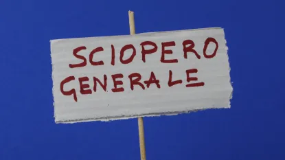Immagine sciopero