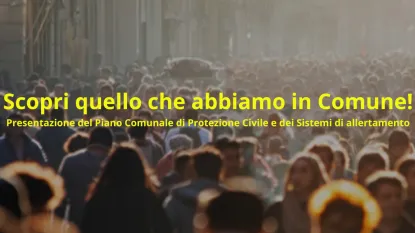 Incontri Formativi della Protezione civile