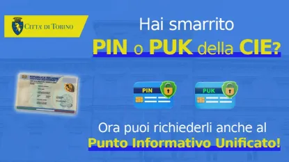 Richiedi PIN e PUK anche al Punto Informativo Unificato