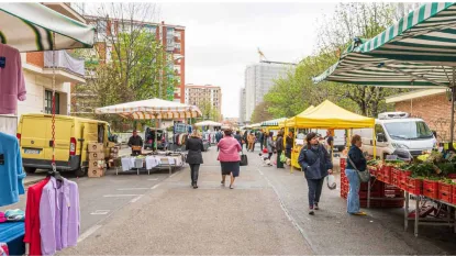 scorcio del mercato