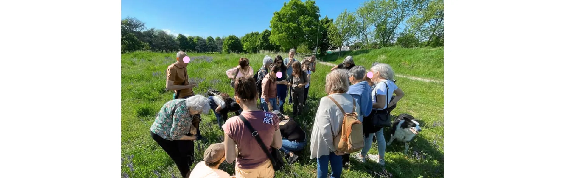 gruppo di persone su un prato