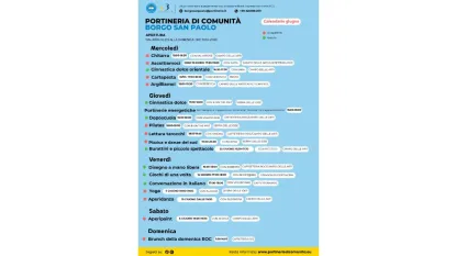 Portineria di Comunità San Paolo_Programma_Giugno