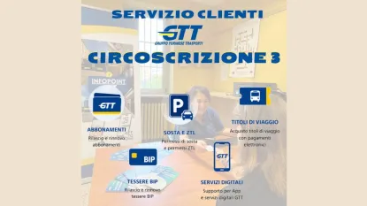 servizio clienti gtt in circoscrizione
