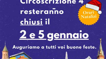 chiusura uffici Natale
