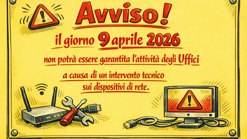 avviso intervento tecnico
