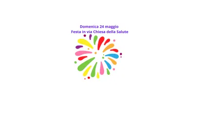Esplosione di colore e scritta