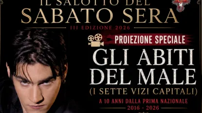Viso di ragazzo e scritta