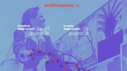 ragazzi di sfondo e locandina evento