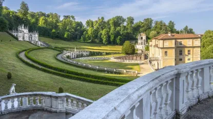 villa della regina con giardini