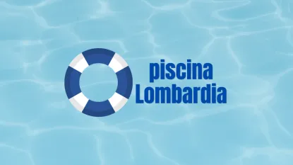 immagine salvagente con sfondo dell'acqua e con scritta: "piscina Lombardia"