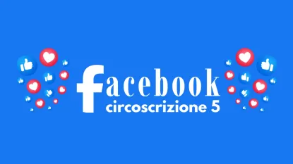 immagine con scritta "pagina Facebook circoscrizione 5"