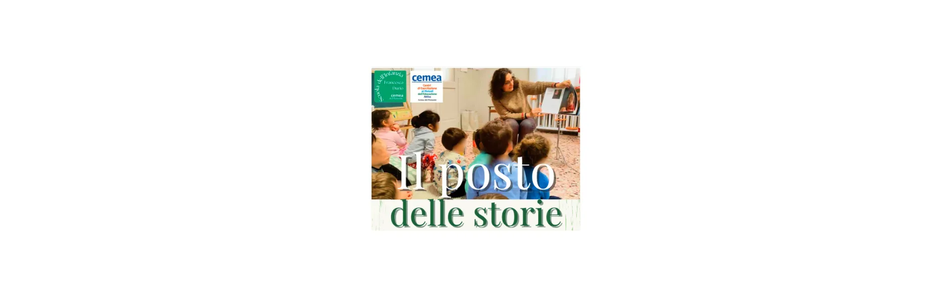 Bambini e Maestra che legge