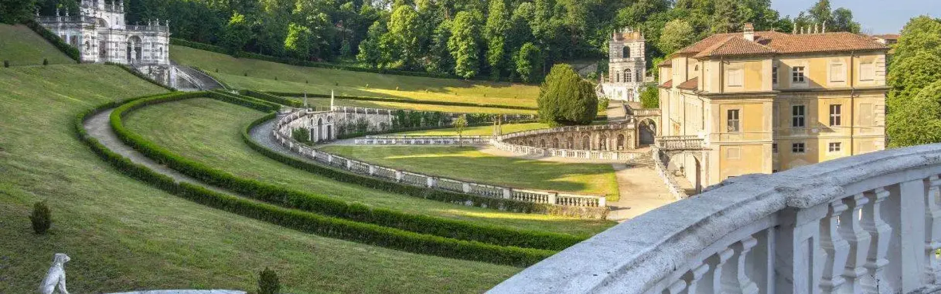 villa della regina con giardini
