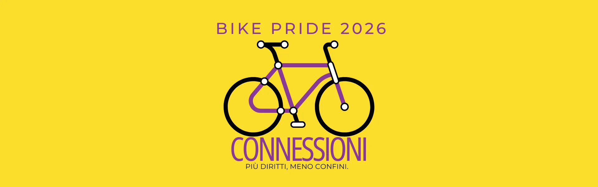 bike pride 2026 con bicicletta stilizzata