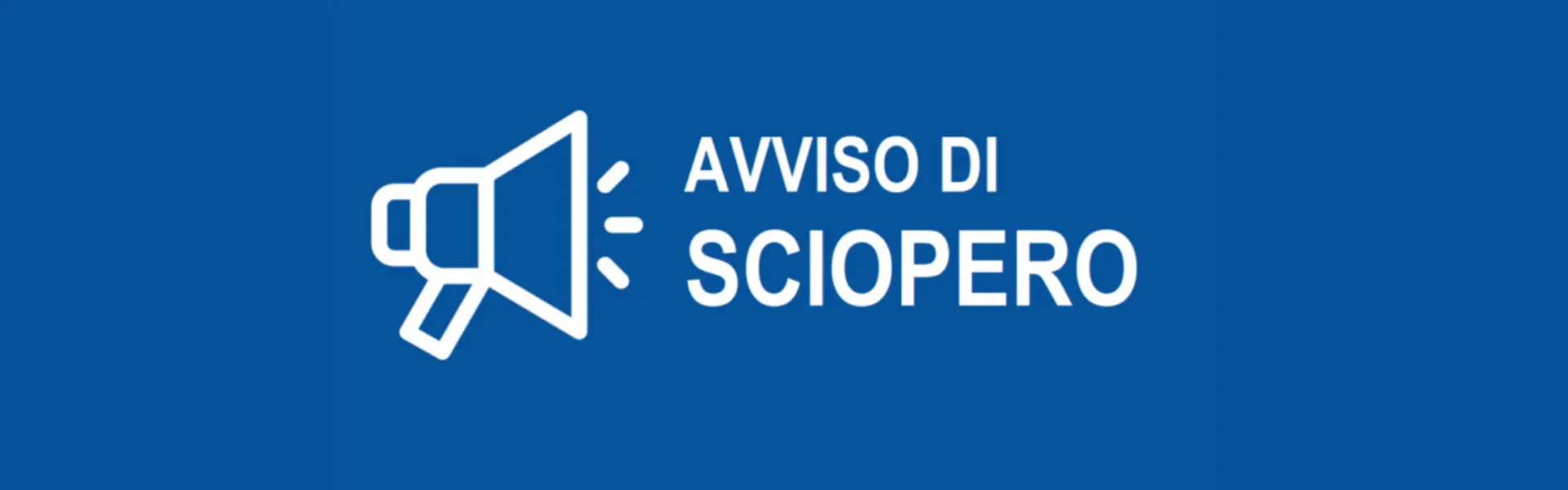 Avviso sciopero