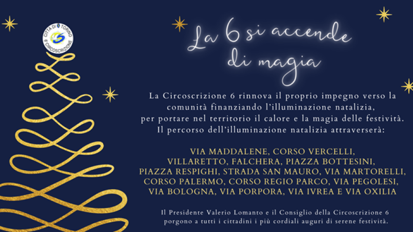 La 6 si accende di magia