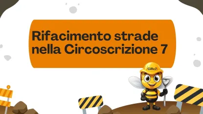 Rifacimento strade in Circoscrizione
