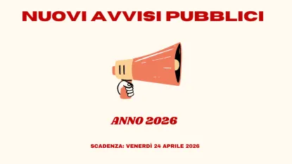 Nuovi Avvisi Pubblici 2026