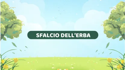 Copertina sfalcio dell'erba