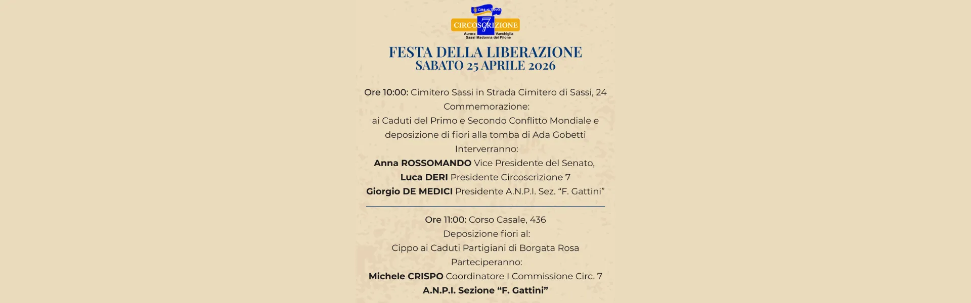 25 aprile 2026