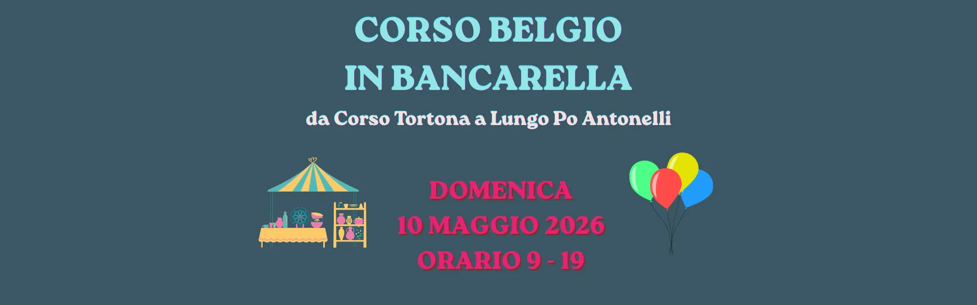 corso Belgio in bancarella