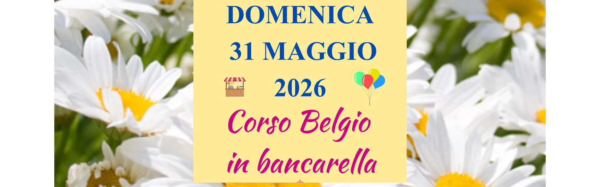 corso Belgio in bancarella