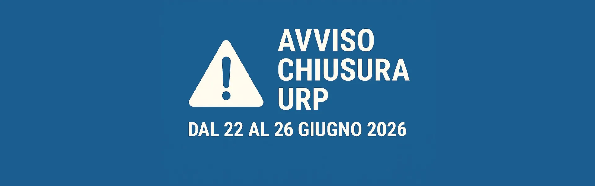 Chiusura URP