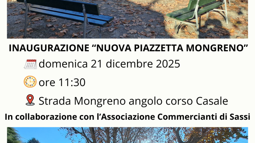 Inaugurazione piazzetta Mongreno