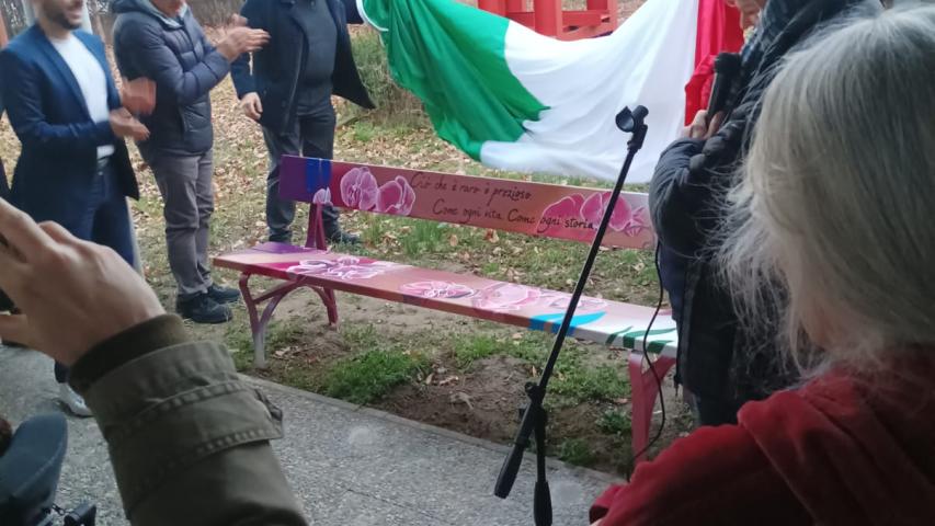 Inaugurazione panchina malattie rare.3