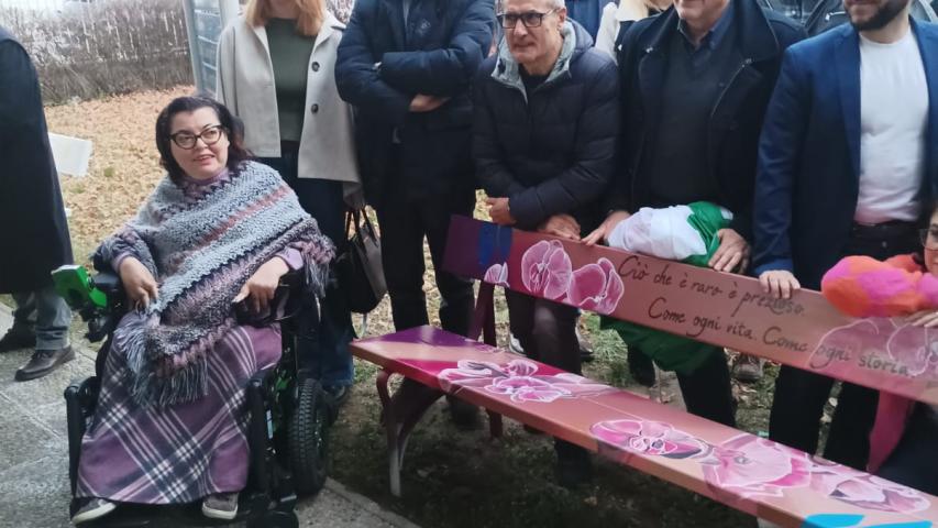 Inaugurazione panchina malattie rare.6