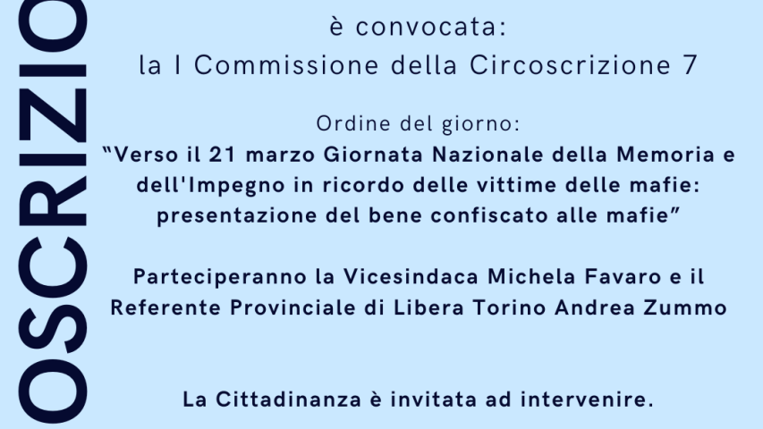 I Commissione volantino