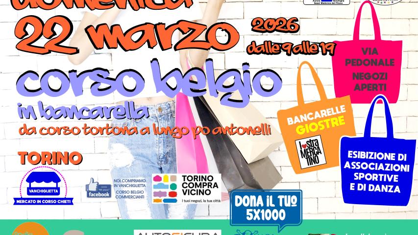 Corso Belgio in bancarella