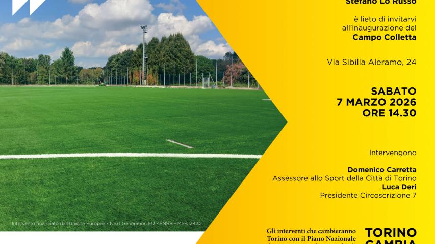 Inaugurazione campi calcio colletta