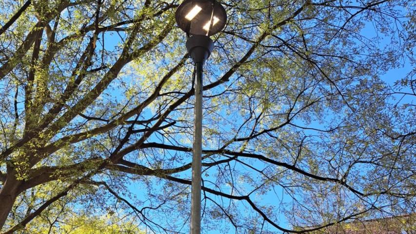 Piazza Chiaves illuminazione