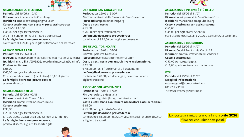 Brochure Cogli l'Estate 7 2026 - 2