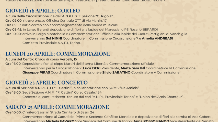 Festa della Liberazione 2026